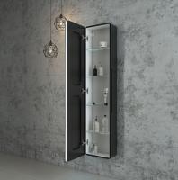 Зеркало-шкаф с подсветкой ART&MAX LECCE AM-Lec-360-1560-1D-DS-F-Nero ART&MAX