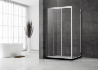 Душевой угол раздвижной прямоугольный RV031-11090-01-C5 1100х900х1950 профиль Хром стекло Прозрачное Veconi