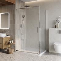Душевой уголок прямоугольный LUCE-AH-1-110/90-C-Cr 1100x900x1950 BelBagno