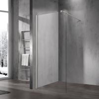 Душевые перегородки Walk-In   VSW-1H800CLBN 800х2000 цвет профиля брашированный никель стекло прозрачное Vincea