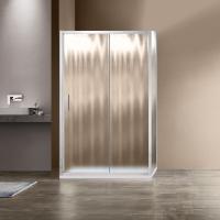 Душевой уголок, прямоугольный VSR-1G9013CH 1300х900х1900 профиль хром стекло шиншилла VINCEA