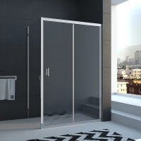 Душевой угол раздвижной прямоугольный RV046-140110-01-C5 1400х1100х1850 Цвет профиля Хром Стекло Прозрачное Veconi