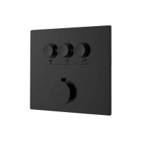 Встраиваемый смеситель для душа  3-х функциональный  цвет черный VSCV-431MB VINCEA