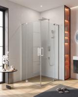 Душевой уголок прямоугольный.     SLIDER-AH-2-70/80-100/110-C-Cr (700-800)x(1000-1100)x1950 Cezares