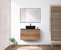 База под раковину подвесная с двумя выкатными ящиками KRAFT-1000-2C-SO-RT BelBagno