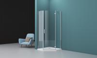 Душевой уголок пятиугольный KRAFT-P-1-90-C-Cr-R 900x900x1950 BelBagno