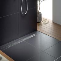 Душевой лоток TIMO Drain System 600  с вставкой "lines", Хром