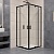 Душевой уголок RGW PA-038B прямоугольный   90* 90*185 410832199-014 профиль Чёрный стекло Прозрачное 6 мм RGW
