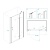 Душевая дверь RGW PA-07B R  90*195 41080709-84R профиль Чёрный стекло Прозрачное(Принт) 6 мм RGW