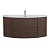 Тумба под раковину с двумя ящиками и двумя дверцами EDEN 121x51 Rovere scuro Soft 54408 CEZARES