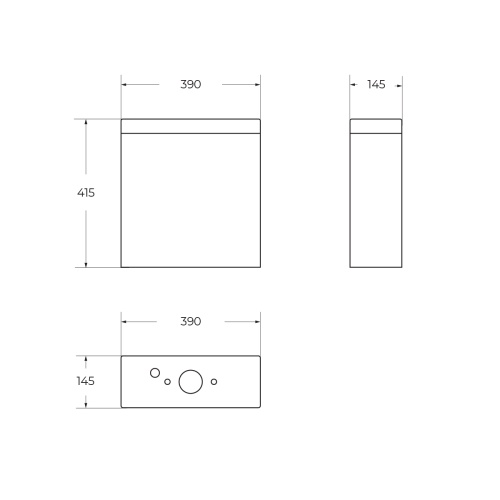 Бачок SFERA-R BB2141T BELBAGNO